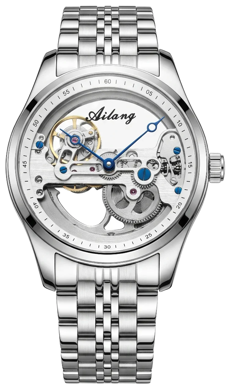 KRONOS SKELETON Automatikuhr mit Edelstahlarmband